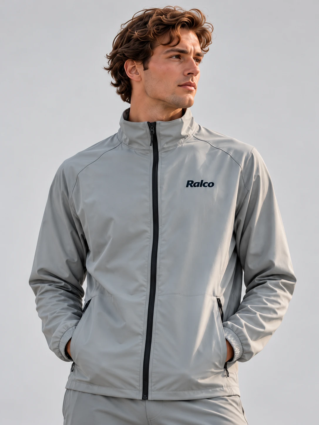 Stone grey Ralco training jacket